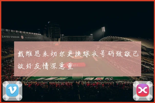戴维恩米切尔更换球衣号码致敬已故好友情深意重